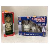 NY Yankees bobble head and nesting dolls