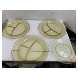 4cnt Yellow Glass Plates