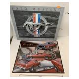 2cnt Metal Car Signs