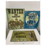 3cnt Metal Signs