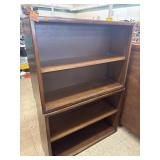 2 Stackable Book Shelves