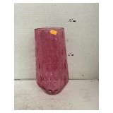 Vntg Fenton art glass vase