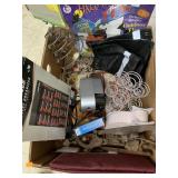 Box of battery organizer, decor, misc