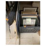 Needlepoints, Framed Quilted pics, misc