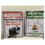 2cnt Metal Signs