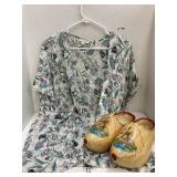 Wooden shoes & robe