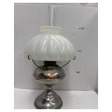 vintage Rayo oil lamp with a nickel-plated brass
