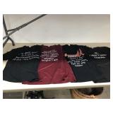 4 Sayings Shirts all sz 3XL