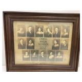 ODELL HS Class of 1930 framed picture