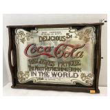 Coca-Cola mirrored tray