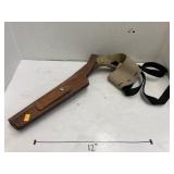 Safariland leather over the shoulder holster
