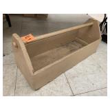 Wooden toolbox