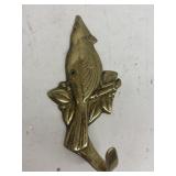 Brass Cardinal Wall Hook