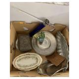 Plates, Metal Dishes, Misc