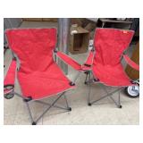 2 Folding Chairs - no carrying bags