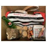 Box of Tigger Decor, Raccoon, 7up Bottle, misc