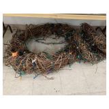 Large wreath and 2 smaller wreaths