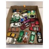 Flat of Hot Wheels