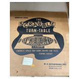 Vntg Scrabble turn table