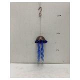 Hand blown glass jellyfish chime