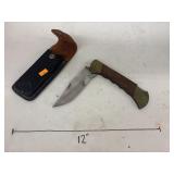 Large Knife w/ Case