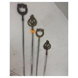 Vintage Turkish Shish Kabob Skewers