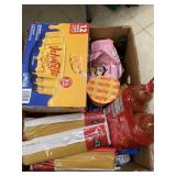 Box of food, most not expired