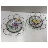 2 Wire Plate Holders Decor