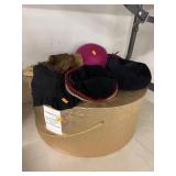 Large Hat Box & Hats