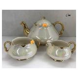 Vntg Teapot, Cream And Sugar, Ellgreave