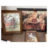 3- framed pictures