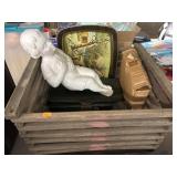 Wooden Crate & Contents