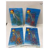 4 Packs of Scissors