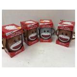 4 cnt Sock Monkey Mugs
