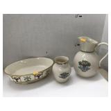 Bowl, Pitcher, Vase, Lenox group