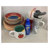 Misc Group, Plates, Bowls, Caddy