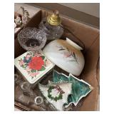 Box w/ Lamp & Misc