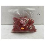 Bag of red American bricks, doors & windows