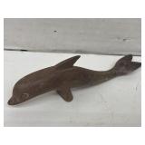 Carved Wooden / Ironwood Dolphin
