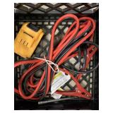 Toolbox, Jumper cables, tools, misc