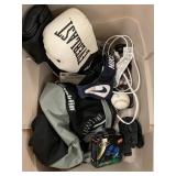 Punching gloves and misc sport items
