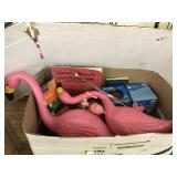 Misc box, Flamingos, Lights, maps
