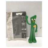 Gumby figure and booklet