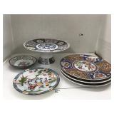 Plates, Cake Stand