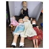 4 Vintage Dolls