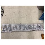 Wooden Market Sign