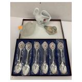 Spoons, Vases and Duck decor