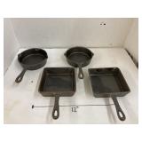 Small cast iron skillets