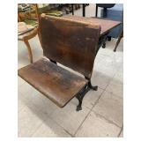 Vntg school desk