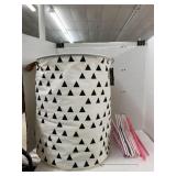 Kids clothes hangers and hamper - stains on